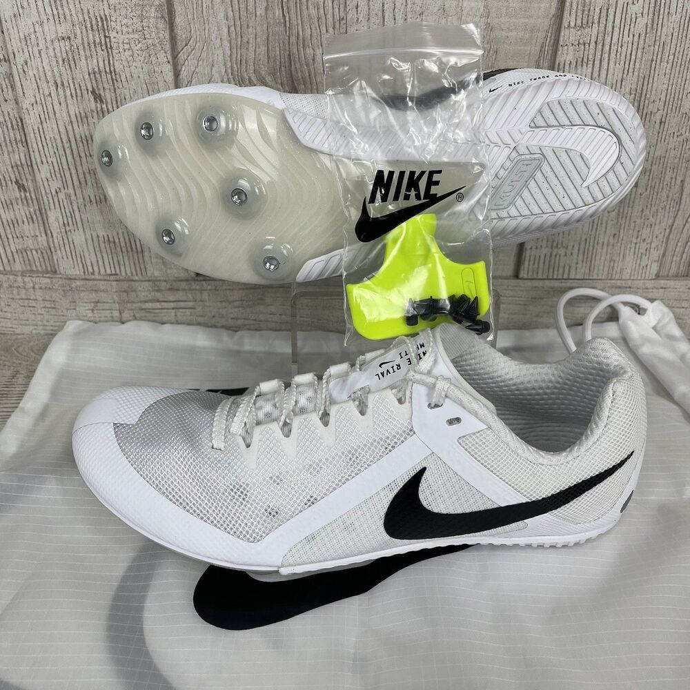Nike Rival Track Field Spikes Multi-Event Shoes DC8749-100 White Men’s Size 8.5